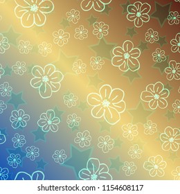 New color pattern with many flower.