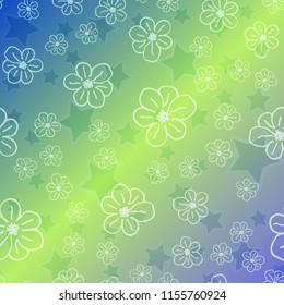 New color pattern with many flower.