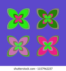 New color pattern with many flower.
