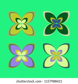 New color pattern with many flower.