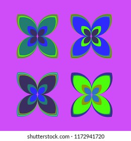 New color pattern with many flower.
