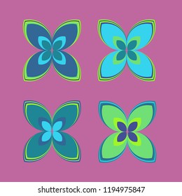 New color pattern with many flower.