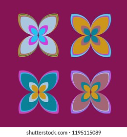 New color pattern with many flower.