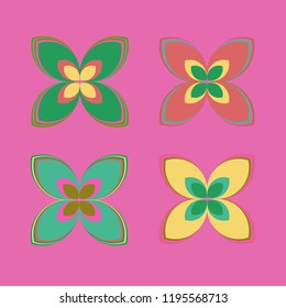 New color pattern with many flower.