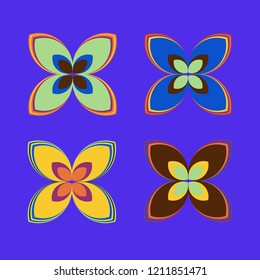 New color pattern with many flower.