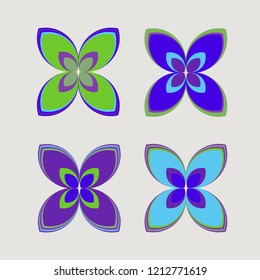 New color pattern with many flower.