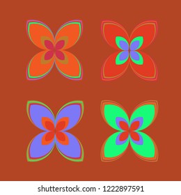 New color pattern with many flower.
