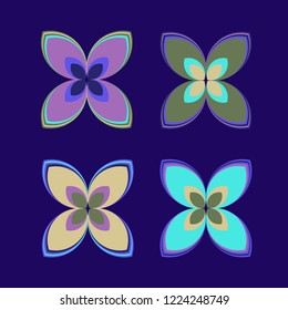 New color pattern with many flower.