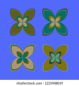 New color pattern with many flower.