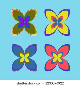 New color pattern with many flower.