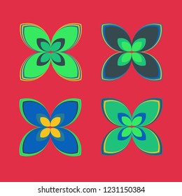 New color pattern with many flower.