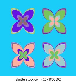 New color pattern with many flower.