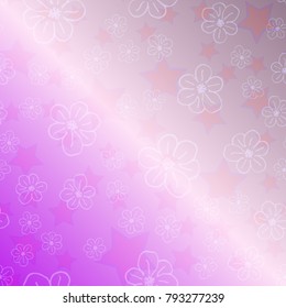 New color pattern with many flower.