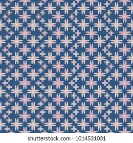 New color seamless pattern with many flower.