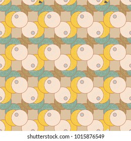 New color seamless pattern with many flower.