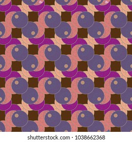 New color seamless pattern with many flower.