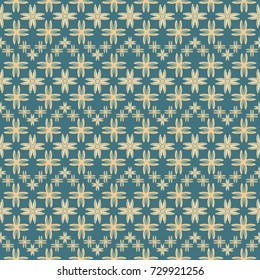 New color seamless pattern with many flower.