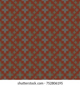 New color seamless pattern with many flower.