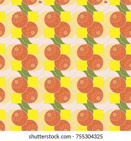 New color seamless pattern with many flower.