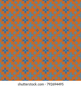 New color seamless pattern with many flower.