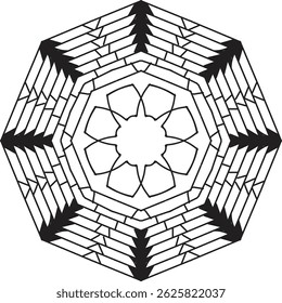 New colorful delicate mandala design