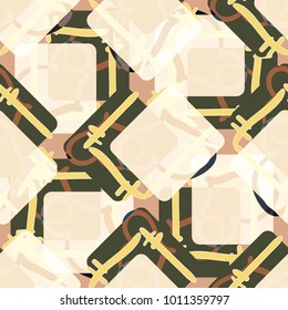 New colorful seamless pattern with doodle heart.