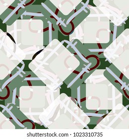 New colorful seamless pattern with doodle heart.