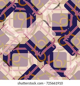 New colorful seamless pattern with doodle heart.