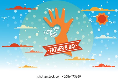 new colorful special fathers day