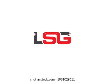 New combined letter LSG logo for car company