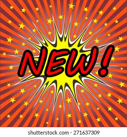 new comic speech bubble