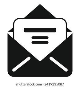 New commerce mail icon simple vector. Business inbox. Change mind people