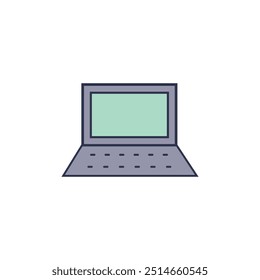 new computer vector type icon