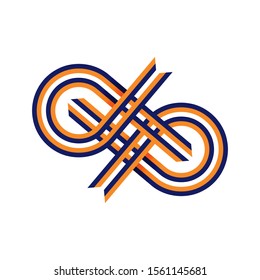 new concept of infinity logo design vector illustrations eps.10