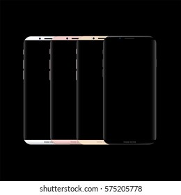 New concept phone designs and background black color