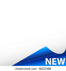 New corner - vector illustration