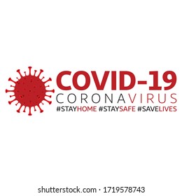 New Coronavirus Covid19 concept design logo vector illustration