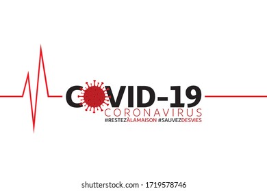 New Coronavirus Covid19 concept design logo vector illustration