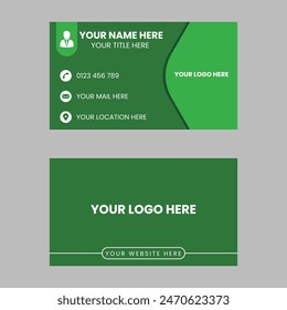 new corporate business card design template