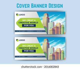 New Corporate Cover Page Banner Design Template