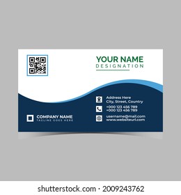 New Corporate Creative Business Card, Vector Template