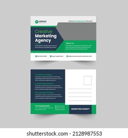 New Corporate Postcard Template Design