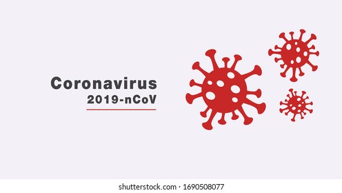 The new COVID-19 disease is the coronavirus pandemic, a dangerous virus called 2019-nCoV. Banner vector illustration. Global epidemic.