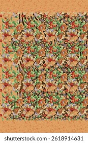 New Creation border design pattern digital background
