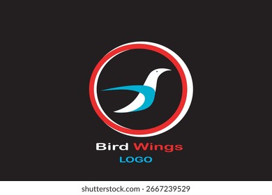 new creative bird wings logo desgin