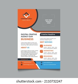 New Creative business flyer desine.