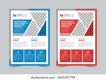 New Creative Business Flyer Template | A4 | Print Ready | Fully Editable