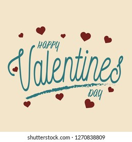 New creative calligraphy text for Happy Valentines Day typography poster in century modern design style,isolated on background,vector illustration.