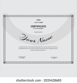 new Creative Certificate Design Template 