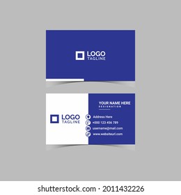 New Creative Corporate Business Card, Vector Template